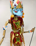 Hand-made Wayang Golek Wooden Doll Puppet of Ramayana Rama from Java