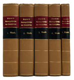 Herrn de la Cepede's Naturgeschichte der Amphibien, oder der enerlegenden vierfussigen Thiere und der Schlangen: Eine Fortsetzung von Buffon's Naturgeschichte, in five volumes with hand-colored plates