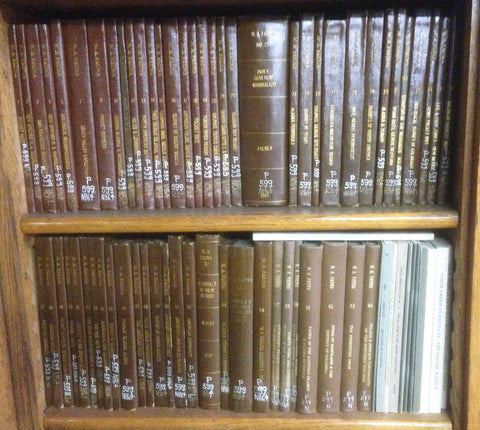 North American Fauna, numbers 1-76, complete