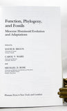 Function, Phylogeny, and Fossils: Miocene Hominoid Evolution and Adaptations
