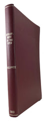 Die Entwickelungsgeschichte Der Kreuzotter (Pelias berus Merr.) (=The History of the Development of the Adder (Pelias berus Merr.), Part 1: Die Entwickelung Vom Auftreten Der Ersten Furche Bis Zum Schlusse Des Amnios (all published)