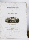 Zoology of New York or the New York Fauna, Part III: Reptiles and Amphibia + Part IV: Fishes, in 2 volumes (the rare hand-colored plate version)