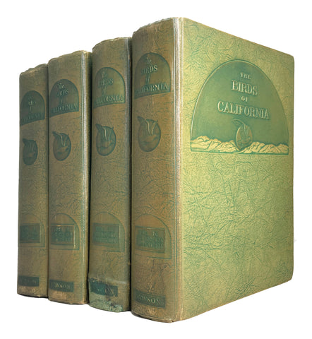 The Birds of California. A Complete, Scientific and Popular Account of the Birds Found in the State, De Luxe Large Paper Edition, 4 volumes, complete