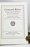 Concord River. Selections from the Journals of William Brewster