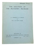 The Solution of the Piltdown Problem