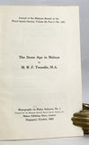 The Stone Age in Malaya