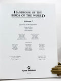 Handbook of the Birds of the World, volumes 1-11 (of 16)