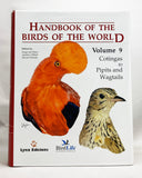 Handbook of the Birds of the World, volumes 1-11 (of 16)