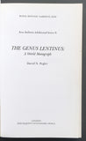 The Genus Lentinus: A World Monograph