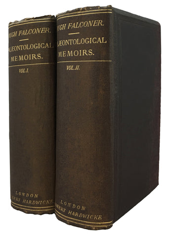 Palaeontological Memoirs and notes of the late Hugh Falconer with a Biographical Sketch of the Author. Compiled and edited by Charles Murchison, in two 2 volumes