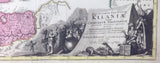 Provinciarum Persicarum Kilaniae nempe Chirvaniae Dagestaniae (Map of the provinces surrounding the southern Caspian Sea especially the eastern Caucasus and Turkmenistan in 1728)