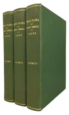 Moss Flora of North America north of Mexico, in 12 parts bound in three volumes, complete