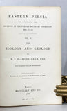 Eastern Persia; an account of the journeys of the Persian Boundary Commission, 1870 – 1871 – 1872, Volume II: The Zoology and Geology only