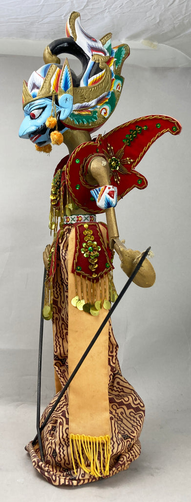 Java Puppet Doll Hand-made Wayang Golek Wooden Doll Puppet of Ramayana Rama from Java ...