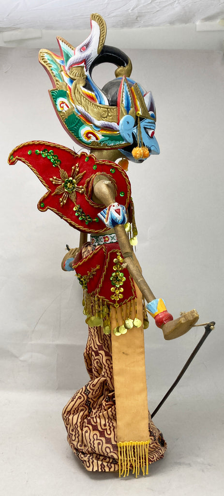 Java Puppet Doll Hand-made Wayang Golek Wooden Doll Puppet of Ramayana Rama from Java ...