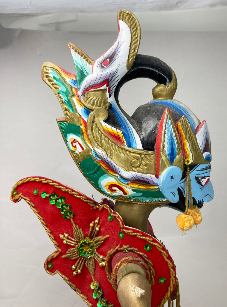 Java Puppet Doll Hand-made Wayang Golek Wooden Doll Puppet of Ramayana Rama from Java ...