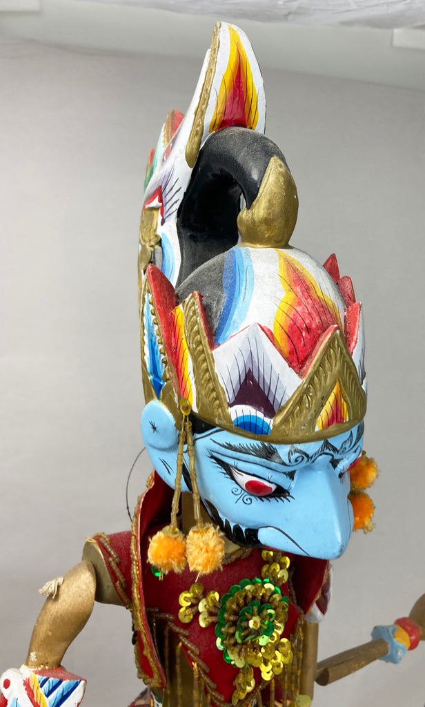 Java Puppet Doll Hand-made Wayang Golek Wooden Doll Puppet of Ramayana Rama from Java ...