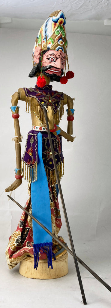 Java Puppet Hand-made Wayang Golek Wooden Doll Ramayana Puppet from Java – Natural ...