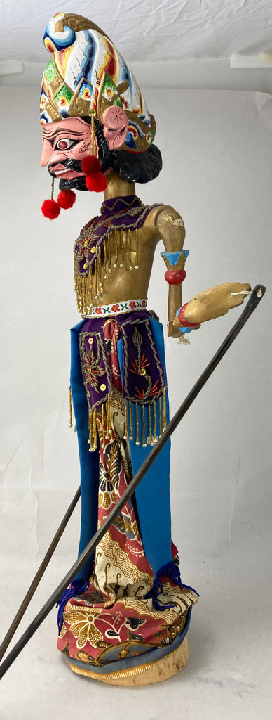 Java Puppet Doll Hand-made Wayang Golek Wooden Doll Ramayana Puppet from Java – Natural ...