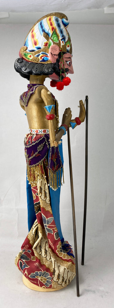 Java Puppet Doll Hand-made Wayang Golek Wooden Doll Ramayana Puppet from Java – Natural ...