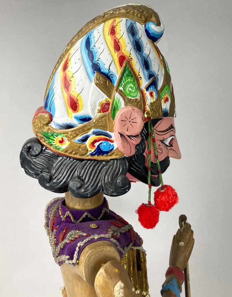 Java Puppet Doll Hand-made Wayang Golek Wooden Doll Ramayana Puppet from Java – Natural ...