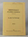 Herpetology of Lower California
