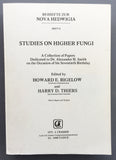 Studies on Higher Fungi: A Collection of Papers Dedicated to Dr. Alexander H. Smith on the Occasion of his Seventieth Birthday