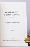 Herpetology of Lower California