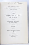 The Ornithology of Illinois: Descriptive Catalogue, in 2 volumes, complete