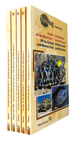 Turtles of the World, Volumes 1-5 (the complete five-volume set)