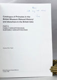 Catalogue of Primates in the British Museum (Natural History) and elsewhere in the British Isles. Part II: Family Cercopithecidae, Subfamily Cercopithecinae