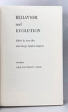 Behavior and Evolution