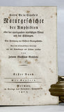 Herrn de la Cepede's Naturgeschichte der Amphibien, oder der enerlegenden vierfussigen Thiere und der Schlangen: Eine Fortsetzung von Buffon's Naturgeschichte, in five volumes with hand-colored plates