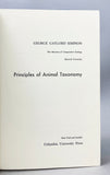 Principles of Animal Taxonomy