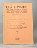 Omo Research Expedition, five papers from the journal Quaternaria on geology, vertebrate fossils and hominins from the Omo Basin, Ethiopia