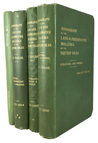 Monograph of the Land and Freshwater Mollusca of the British Isles, in 4 volumes (1894-1924), complete