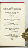 Mammalia: Amphibious Carnivora, including the Walrus and Seals, also of Herbivorous Cetacea + Mammalia: Whales, etc. (The Naturalist's Library, volumes XXV + XXVI), in 2 volumes, complete