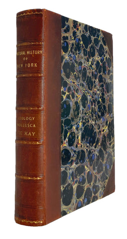 Natural History of New York. Zoology of New-York, or the New-York fauna; comprising detailed descriptions of all the animals hitherto observed within the State of New-York, Part V: Mollusca + Part VI: Crustacea (with 53 hand-colored plates)