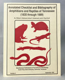 Annotated Checklist and Bibliography of Amphibians and Reptiles of Tennessee (1835 through 1989)